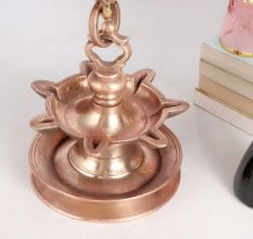 Adorable Brass Oil Lamp for Hanging Decor