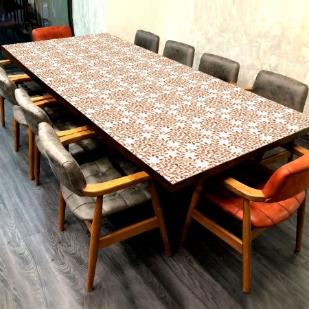 Beautiful Leaf Patterned Table Top for Home Decoration