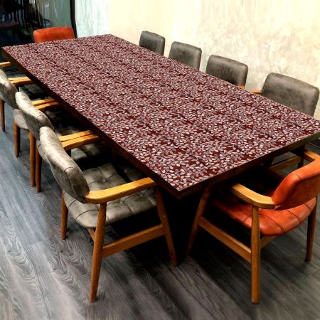 Handmade Table Top in Dark Colour for Decor