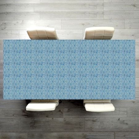 High Quality Blue & White Coloured Table Top