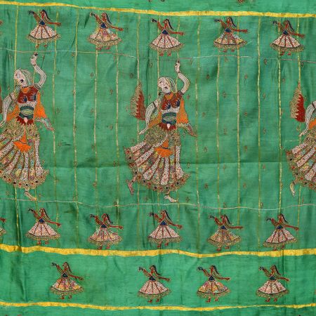 Beautiful Pichwai Painting on Fabric Cloth for Decoration