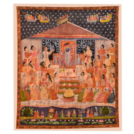 Traditional Painting of Hindu God for Prayer Room