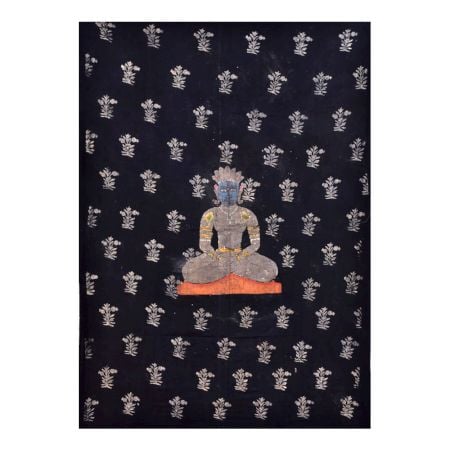 Mahavir Swami Pichwai Painting for Prayer Room