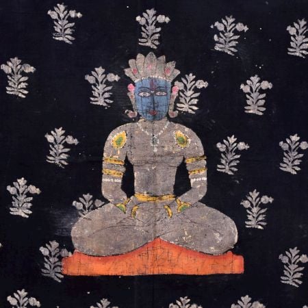 Mahavir Swami Pichwai Painting for Prayer Room