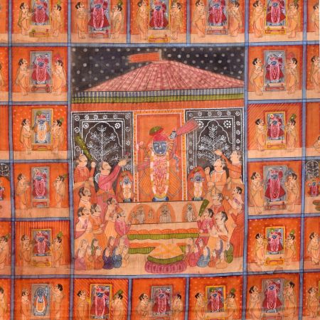 Hand-Painted Hindu God Painting for Prayer Room