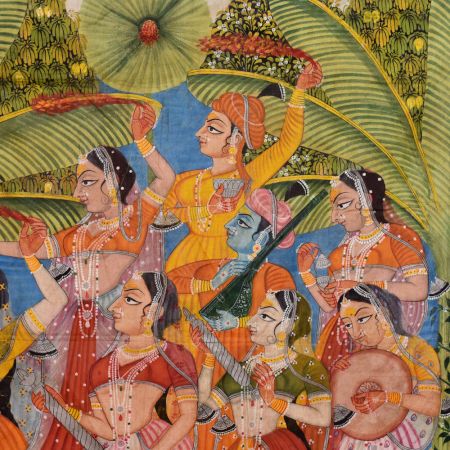 Lovely Pichwai Painting Hand-Painted by Skilled Artisans