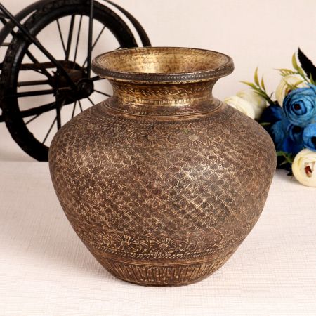 Beautiful Brass Lota or Water Pot for DÃ©cor