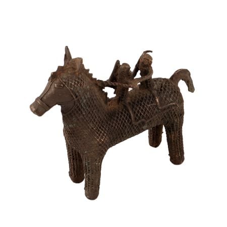 Tribal Art Horse Statue for Decoration