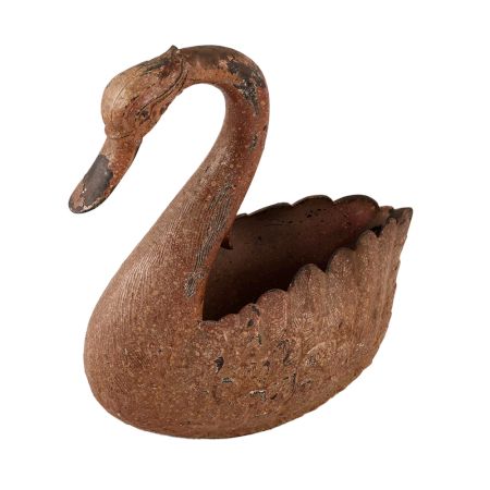 Swan Shaped Pot for Home Decoration
