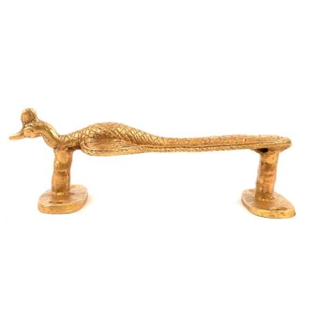 Pack of 2 Pieces Brass Designer Peacock Door Handle
