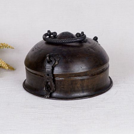 Antique Brass Jewelry Box for Home Decoration