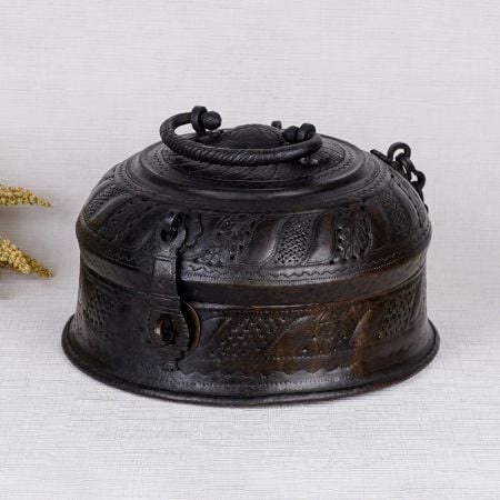 Designer Brass Jewelry Box for Home & Office Decor