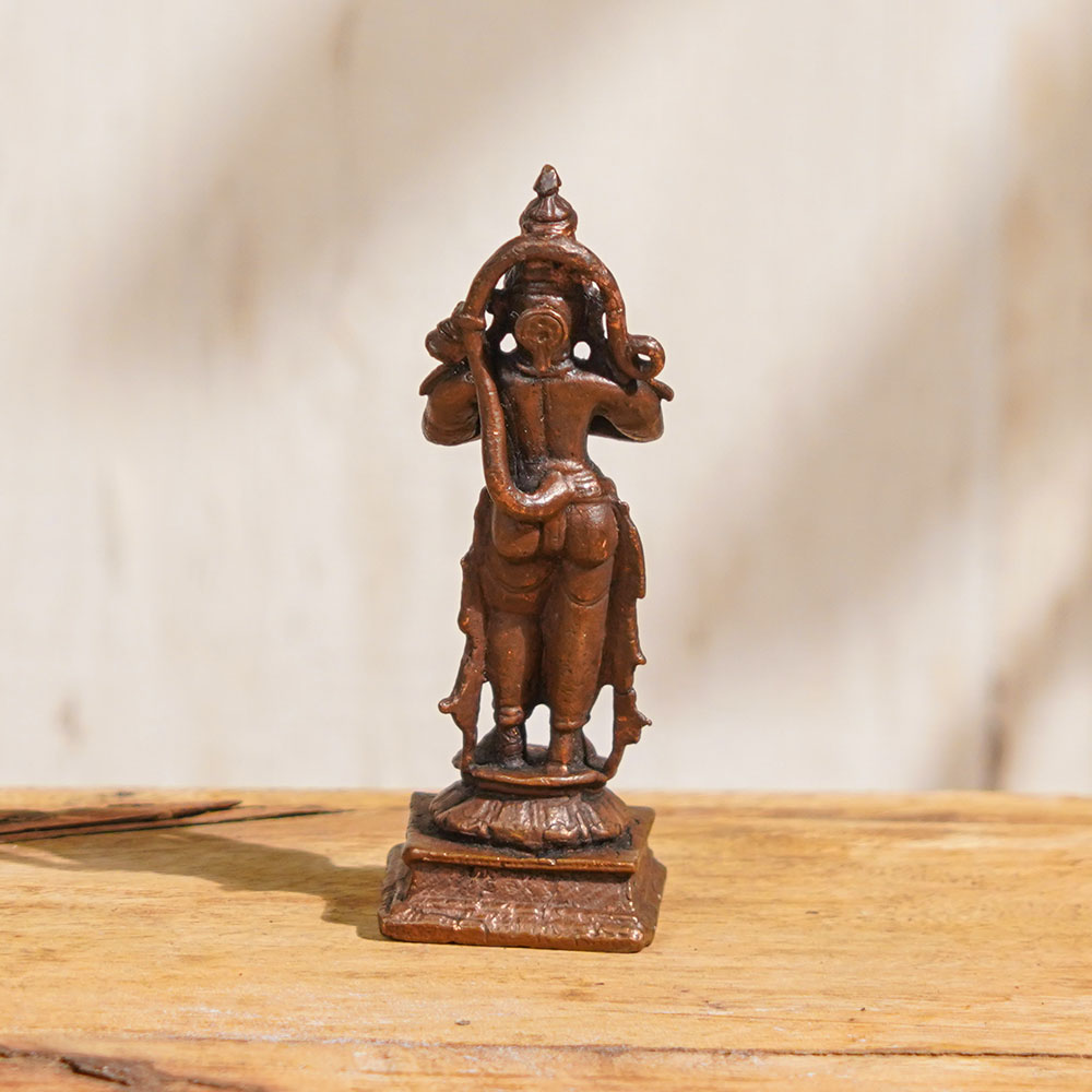 Handmade Beautiful Lord Hanuman Copper Murti