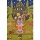 Pichwai Painting of Srinathji In Forest With Cows