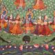 Pichwai Art Painting Of Lord Krishan Rasleela