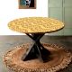 Brown Leaf Patterned Table Top for Decoration