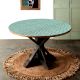 Eye-Catching Wood and Resin Table Top for Side Table