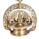 Vintage Brass Hanging Gajalakshmi Oil Lamp