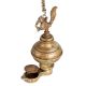 Handmade Brass Hanging Oil Lamp for Decor