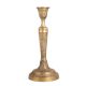 Engraved Candle Holder in Antique Finish