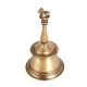 Brass Bell Carved with Lord Nandi on Handle
