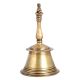 Brass Bell Carved with Lord Nandi on Handle
