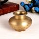 Brass Plain Water Pot for Hindu Rituals