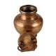Handmade Indian Brass Pot with Lid
