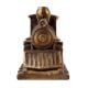 Metal Train Engine Statue in English Art