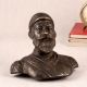 Brass Shivaji Maharaj Bust Statue for Decor