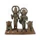 Vintage Brass Lord Ram & Goddess Sita Statue
