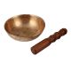 Indian Om Singing Bowl in Antique Finish