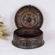 Indian Vintage Brass Jewelry Box in Brown Finish