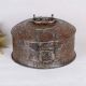 Round Antique Brass Jewelry Box for Storage