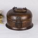 Sturdy Brass Jewelry Box in Antique Brown Finish