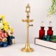 Adjustable Brass Oil Lamp for Pooja