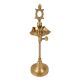 Adjustable Brass Oil Lamp for Pooja