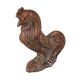 Metal Rooster Hencock Statue in English Art
