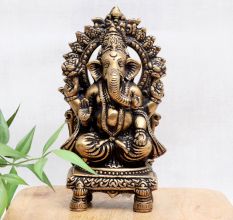 Premium Bronze Lord Ganesha Murti for Worship