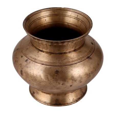 Traditionally Crafted Holy Water Pot Made of Brass