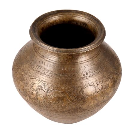 Elegant Brown Water Pot Crafted from Brass