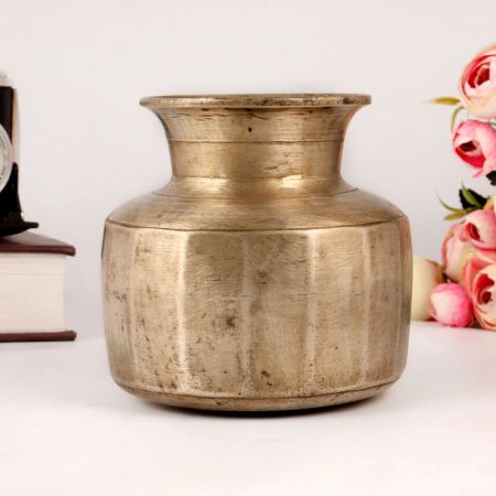 Handmade Brass Water Pot Lota for Home & Office Decor