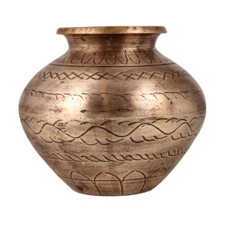 Indian Traditional Lota Water Pot for Rituals