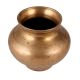 Indian Brown Water Pot Lota for Hindu Rituals