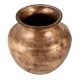 Round Plain Brass Water Pot Lota for Rituals