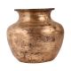 Round Plain Brass Water Pot Lota for Rituals