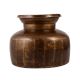 Vintage Dark Brown Water Pot Crafted from Brass