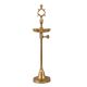 Shiny Brown Brass Oil Lamp for Auspicious Occasions