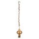 Hanging Om Oil Lamp Made of Premium Brass