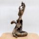 Bronze Naga Kanya Goddess Murti for Home Temple